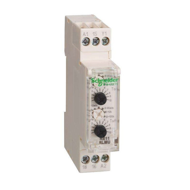 Schnieder (RE17RMEMU) Time Delay Relay  1 s  10 h  SPDT  8 A