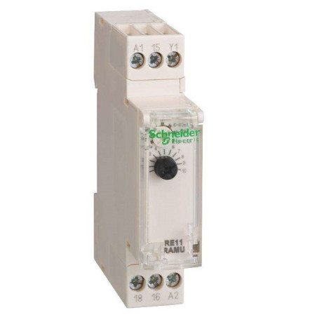 Schnieder (RE17RMMU) Time Delay Relay  1 s  100 h  SPDT  8 A