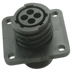 TE Connectivity (206430-1) Circular Connector, Flange Mount Receptacle