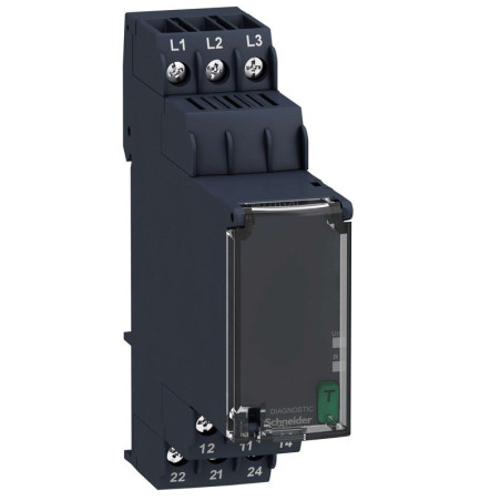 Schnieder (RM22TG20) Phase Monitoring Relay  Zelio  DPDT  8 A  DIN Rail  250 VAC