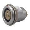 Lemo (EGG.2B.303.CLL) Circular Connector, Panel Mount Receptacle 3 Contacts