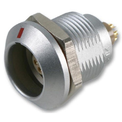 Lemo (EGG.1K.307.CLL) Circular Connector, Panel Mount Receptacle 7 Contacts