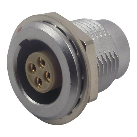 Lemo (EGG.1B.304.CLL) Circular Connector, Panel Mount Receptacle, 4 Contact