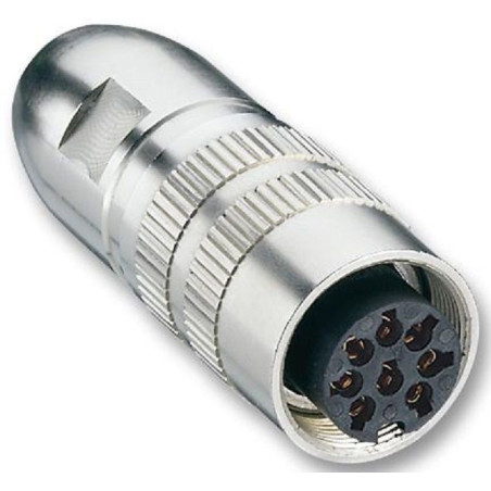 Lumberg (0322 08-1) Circular Connector, Cable Mount Receptacle, 8 Contacts