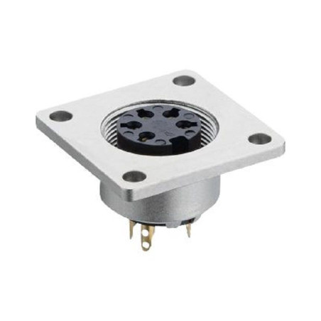 Lumberg (0308 08-1) Circular Connector, Panel Mount Receptacle, 8 Contacts