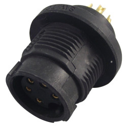 Switchcraft (EN3P5F-F) Circular Connector, Receptacle, 5 Contacts