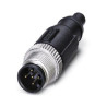 Phoenix Contact (SAC-5P-M12MS CAN TR) Circular Connector, Plug, 5 Contacts