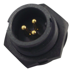 Multicomp Pro (2CM3002-W03600) Circular Connector, Plug, 3 Contacts