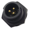 Multicomp Pro (2CM3002-W03600) Circular Connector, Plug, 3 Contacts