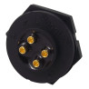 Multicomp Pro (2CT3002-W04300) Circular Connector, Plug, 4 Contacts