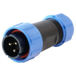 Multicomp Pro (MP002660) Circular Connector, Plug, 3 Contacts