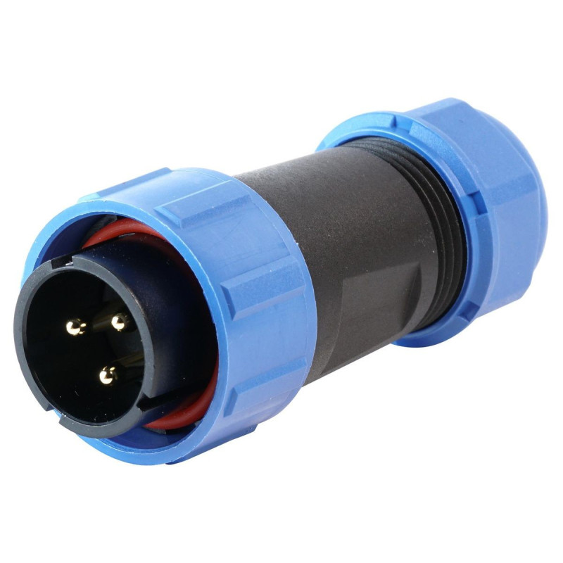 Multicomp Pro (MP002660) Circular Connector, Plug, 3 Contacts