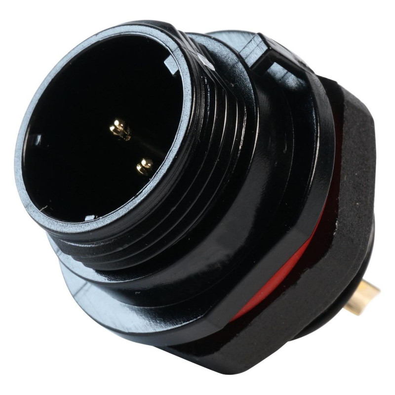 Multicomp Pro (MP002534) Circular Connector, Receptacle, 2 Contacts