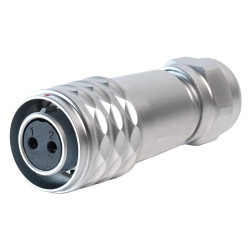 Multicomp Pro (MP002735) Circular Connector, Plug, 2 Contacts