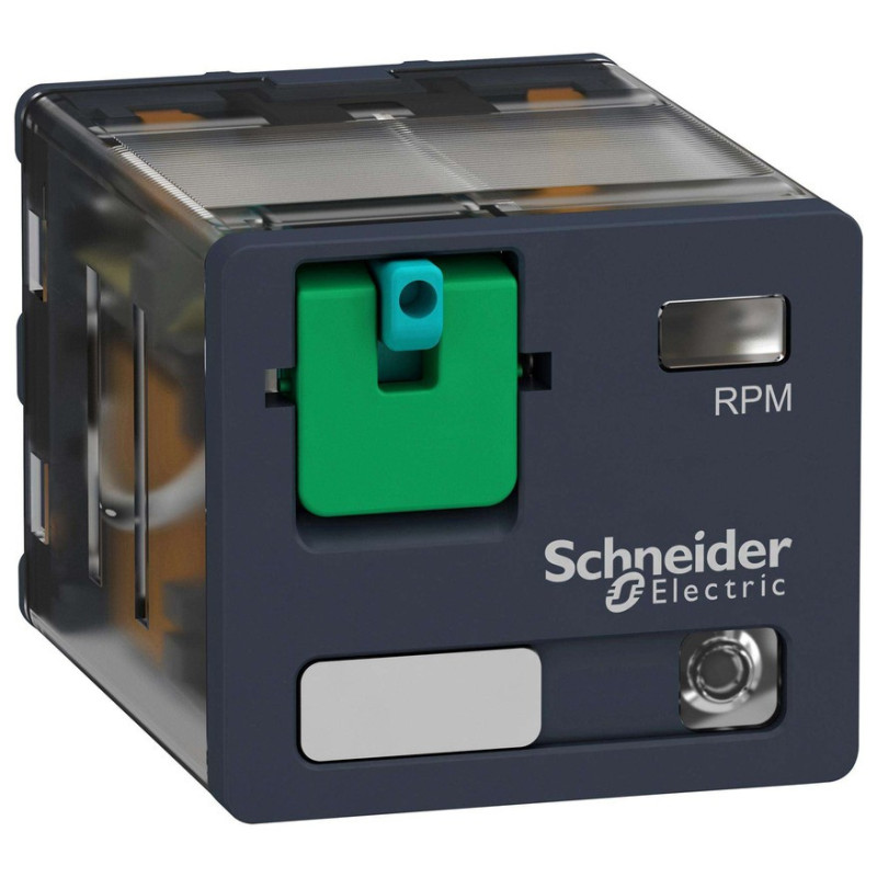 Schnider  Power Relay  3PDT  110 VDC  15 A  Zelio RPM Series  Socket