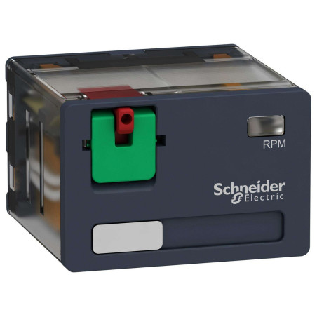 Schnider (RPM41B7) Power Relay  4PDT  24 VAC  15 A  Zelio RPM Series  Socket