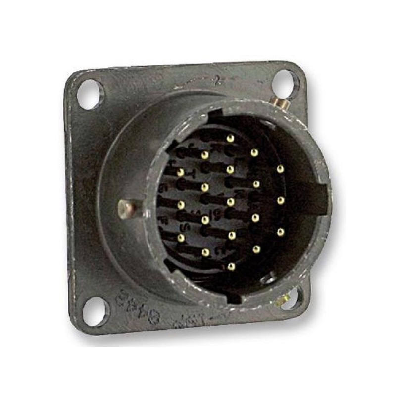 Amphenol (MS3112E14-12P) Circular Connector, 12 Contacts, Solder Pin