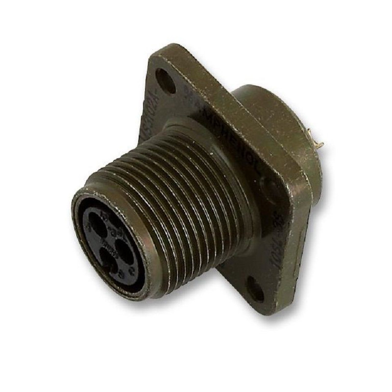 Amphenol (MS3102A-18-1S) Circular Connector, 10 Contacts, Solder Socket