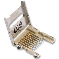 Molex (500901-0801) Memory Card Connector, MicroSD, Hinged, 8 Contacts