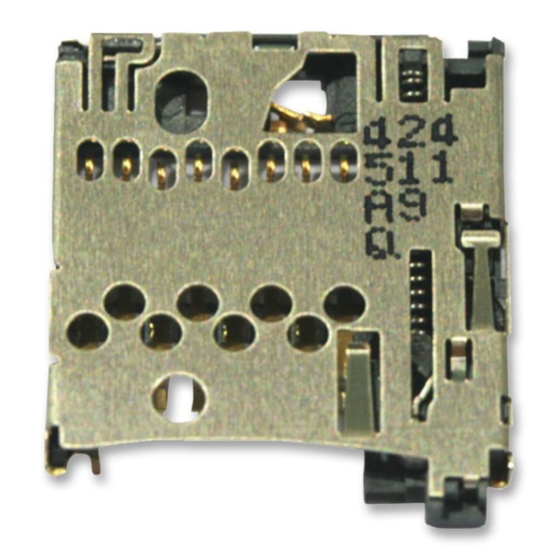 TE Connectivity (2201778-1) Memory Card Connector, MicroSD, Push-Push