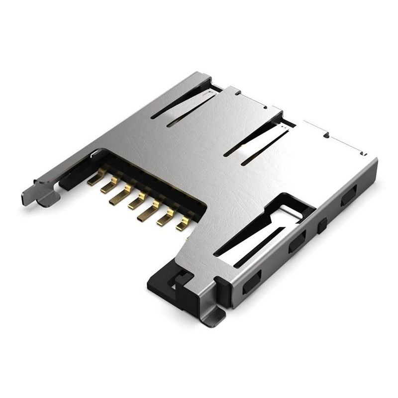 Gct (MEM2061-01-188-00-A) Memory Card Connector, MicroSD, Push-Push