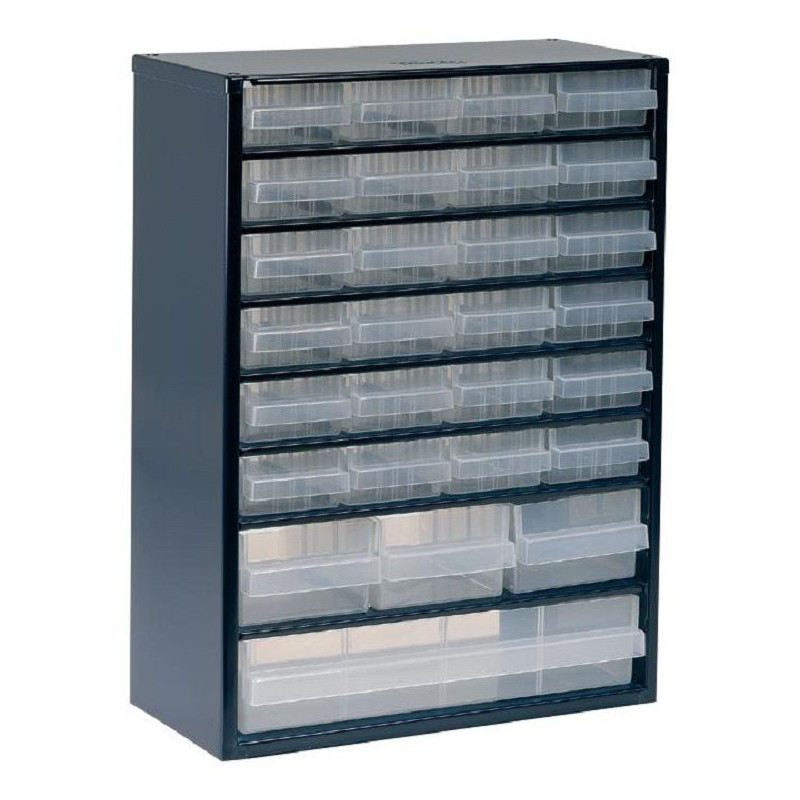 Raaco (137492) Storage Cabinet, 28 Drawer, Steel