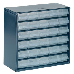 Raaco (2069905) Storage Cabinet, 30 Drawer, Steel