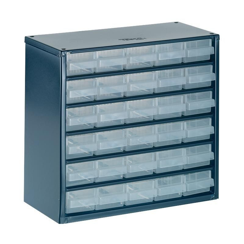 Raaco (2069905) Storage Cabinet, 30 Drawer, Steel