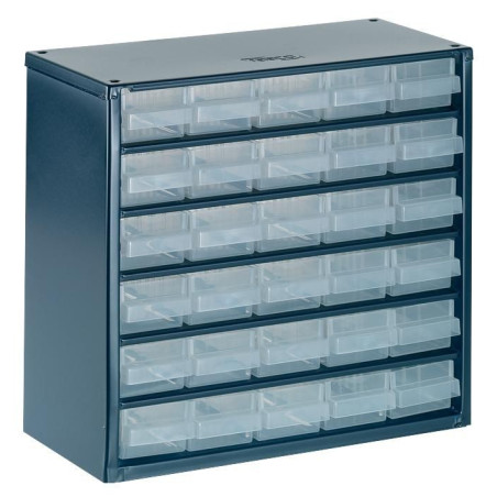 Raaco (2069905) Storage Cabinet, 30 Drawer, Steel