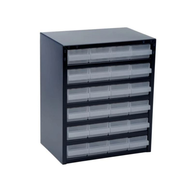 Raaco (137577)  Storage Cabinet, 24 Drawer, Steel