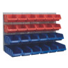 Duratool (D01971) Wall Mounted Storage Set with Bins 