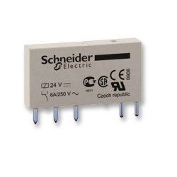 Schnieder, General Purpose Relay, RSL Series, Interface, SPDT, 24 VDC, 6 A