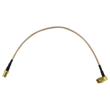 Multicomp Pro (MC002990) RF/Coaxial Cable Assembly, 90° SMA  to SMB Jac