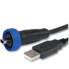 Bulgin Limited (PX0441/4M50) USB Cable, Type A Plug to Mini Type B Plug