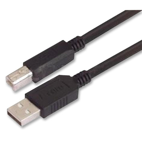 L-Com (CSUZAB-1M) USB Cable, Type A Plug to Type B Plug, 1 m