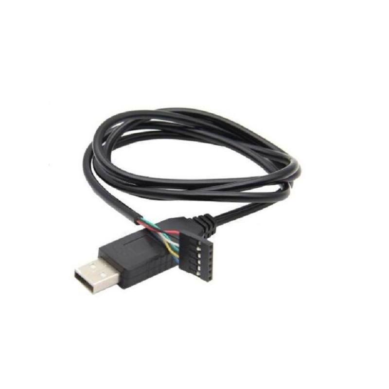 Ftdi (TTL-232R-3V3) Cable, USB to TTL Level, Serial Converter, 1.8m