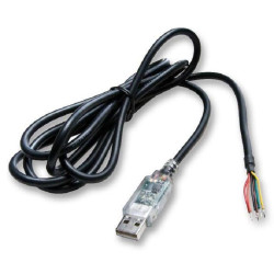 Ftdi (TTL-232RG-VIP-WE) Cable, TTL to USB Converter, Wire-End, 1.8m