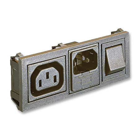 Bulgin Limited (BZH11/Z0000/10) IEC Power Connector, IEC C14 Inle