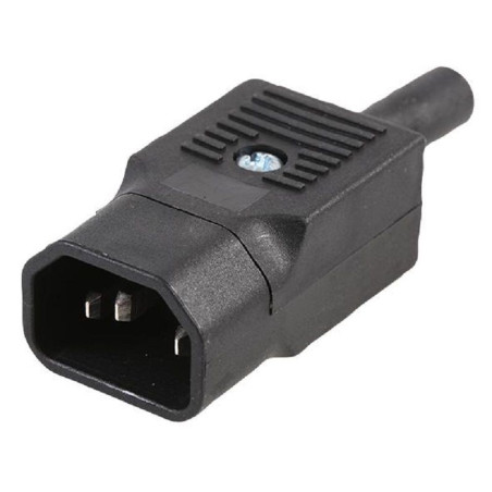 Bulgin Limited (PX0686) IEC Power Connector, C14, IEC C14 Plug, 10A, 250VAC