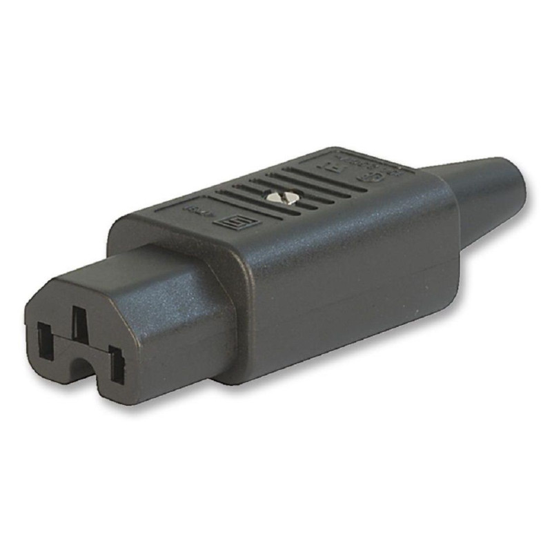 Schurter (4781.0100) IEC Power Connector, IEC C15 Socket, 15 A, 250 VAC