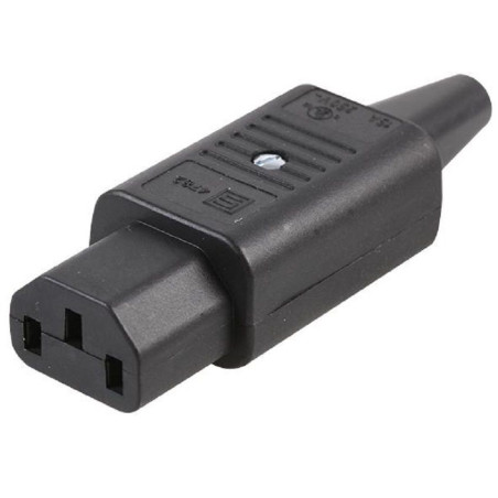 Schurter (4782.0000) IEC Power Connector, IEC C13, Straight, Rewireable