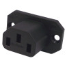 Schurter (4787.2000) IEC Power Connector, IEC C13 Outlet, 15 A, 250 VAC