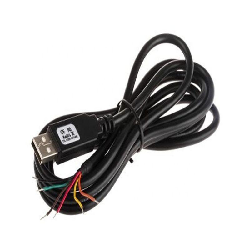 Ftdi (TTL-232R-5V-WE) Cable, USB to TTL Serial Converter 5V, Wire End, 1.8m