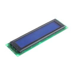 Midas (MC44005A6W-BNMLW-V2) Alphanumeric LCD, 40 x 4, White on Blue, 5V