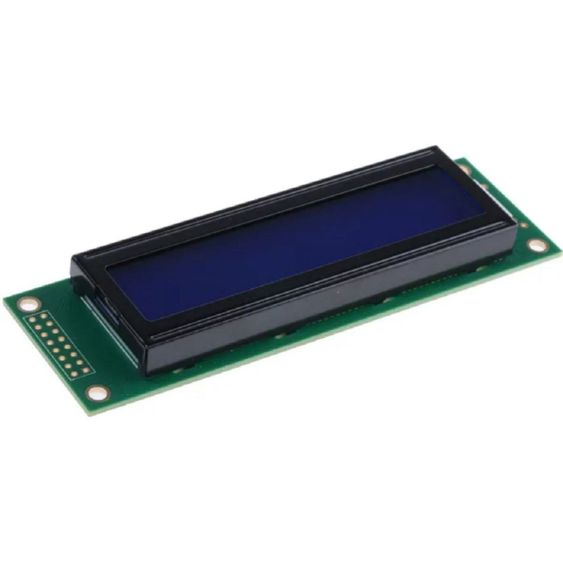 Midas (MC22005A6W-BNMLW-V2) Alphanumeric LCD, 20 x 2, White on Blue, 5V