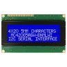 Midas (MC42005A6W-BNMLWI-V2) Alphanumeric LCD, 20 x 4, White on Blue, 5V