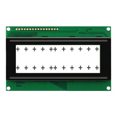 Midas (MC42005A6W-FPTLW-V2) Alphanumeric LCD, 20 x 4, Black on White, 5V