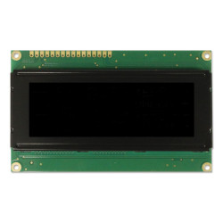 Midas (MC42005A12W-VNMLW) Alphanumeric LCD, 20 x 4, White on Black, 5V