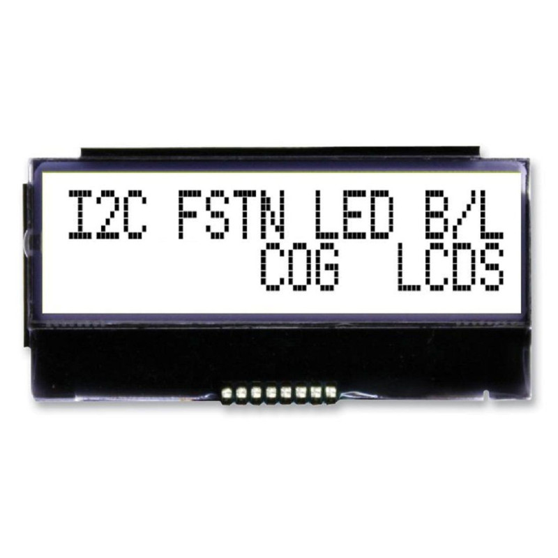 Midas (MCCOG21605B6W-FPTLWI) Alphanumeric LCD, 16 x 2, Black on White