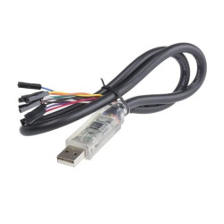 Ftdi (C232HD-DDHSP-0) Cable, USB to UART, 0.25A/3.3V Output, 1.8m